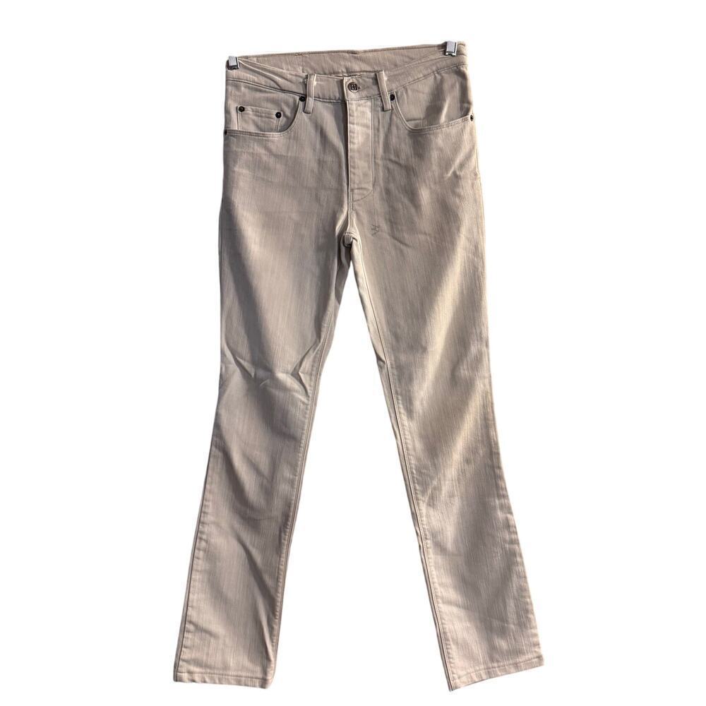 KSUBI MENS GEE GEE Falcon Grey SLIM STRAIGHT JEANS SIZE 30 Streetwear Designer